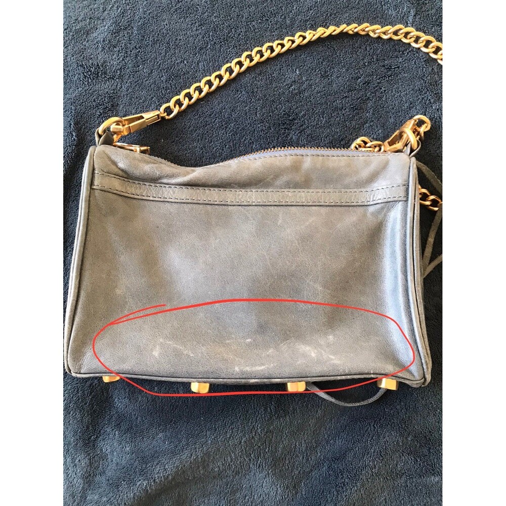 Rebecca Minkoff mini M.A.C. Mac Crossbody bag In denim color - Picture 12 of 12